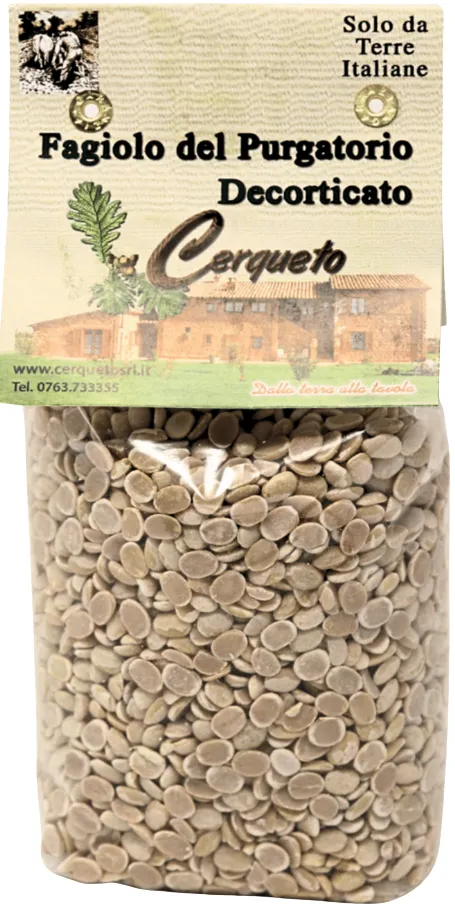 Confezione di Fagiolo del Purgatorio decorticato Il Cerqueto